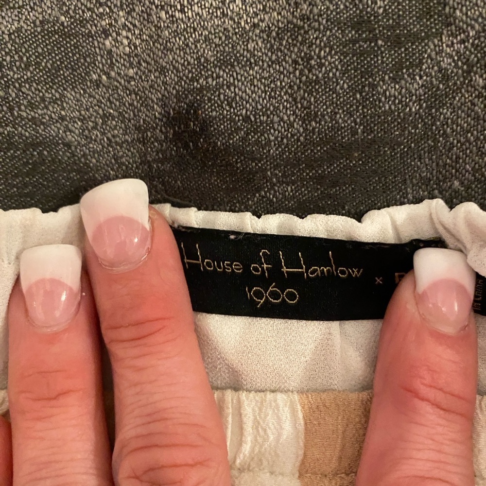 Shoulderless cropped blouse - Picture 7 of 8